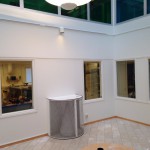 Ommålning vägg Business Ronneby på Softcenter